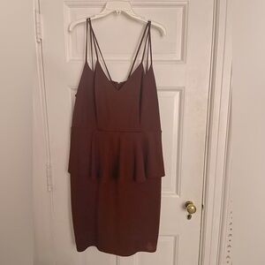 Charlotte Russe peplum dress 3xl
